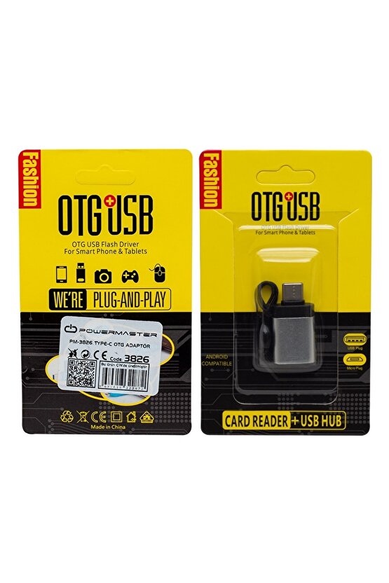 Pm-3826 Usb Type-c To Usb Otg Adaptör