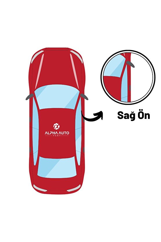 BMW E46,E39,E53 için Katlanır Ayna Tamir Takımı-SAĞ