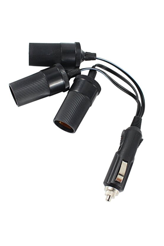 Mlvx Powermaster 3Lü Çakmak Fişi Çoklayıcı (1 Erkek - 3 Dişi Çakmak) Mlv  Blsm