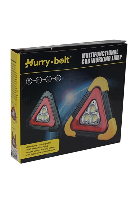 Powermaster Hb-7709 Solar Şarjlı Cob Aydınlatma Park Reflektör Tip Fener