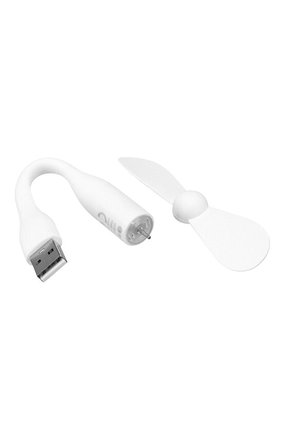 WİNTA- TAŞINABİLİR ESNEK BEYAZ USB MİNİ FAN SL-UF05 (K95)