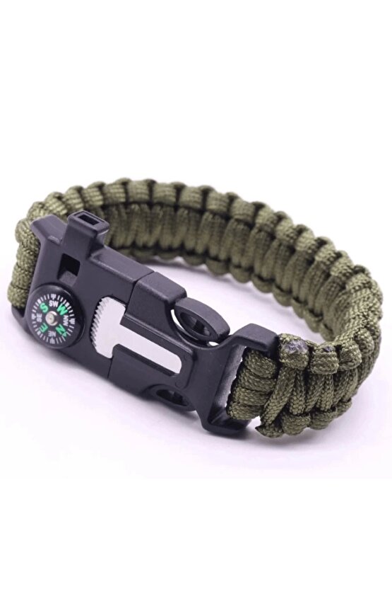 Survıval Kamp Bileklik Düdük Çok Amaçlı