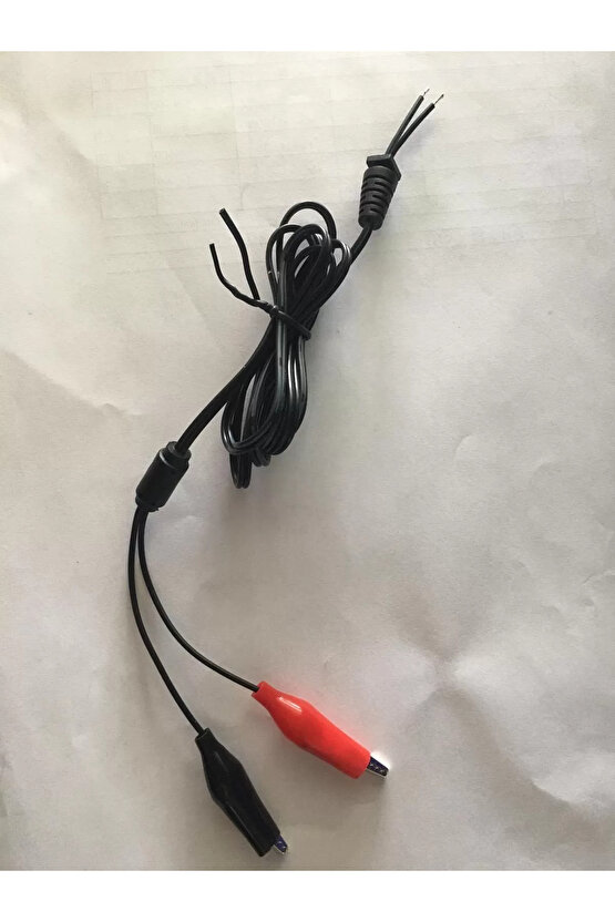 YERLİ ÜRETİM 1.2 METRE KROKODİL UÇLU YEDEK ADAPTÖR KABLOSU (4202)