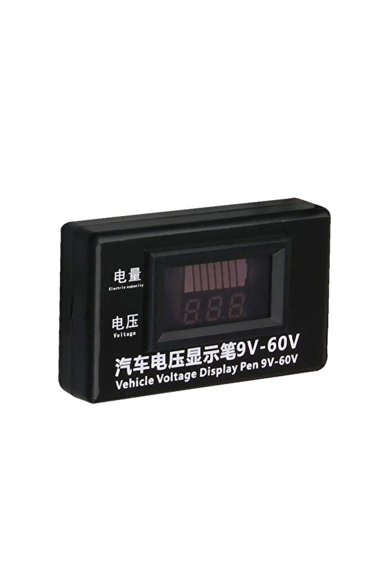 9-60V OTOMOTİV LCD DİJİTAL DEVRE TEST CİHAZI GERİLİM ÖLÇER (4887)