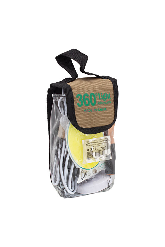 TM-24 COB LEDLİ 13 WATT AKÜ MAŞALI 4 METRE KABLOLU TAŞINABİLİR SEYYAR PANEL LAMBA (4619)