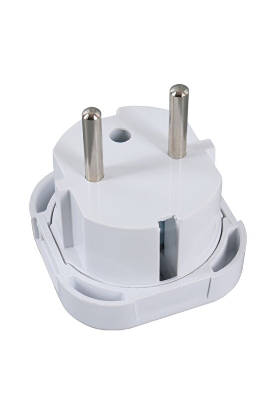 İngiliz Fiş Çevirici Adaptör - İngiliz Türk Priz - Beyaz - 11108