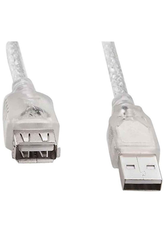 Usb 2.0 Şeffaf 10 Metre Usb Uzatma Kablosu