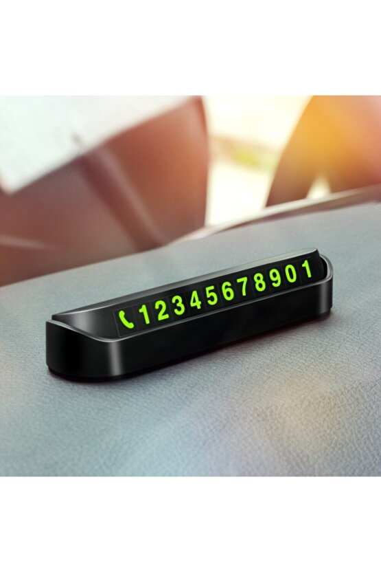 Araba Içi Numaratör Gizlenebilir Fosforlu Park Telefon Numaratör