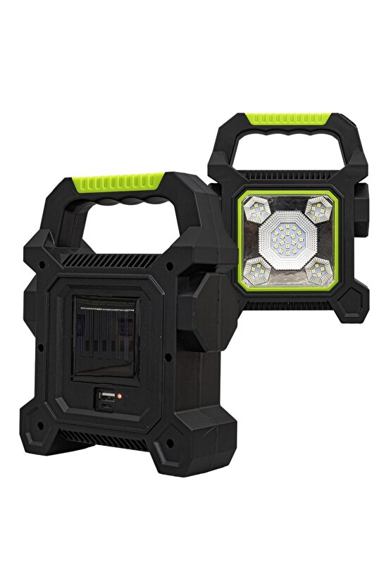 ShopZum JY-258C 3 KADEMELİ ŞARJLI ÇOK FONKSİYONLU SOLAR IŞILDAK (OM-17)