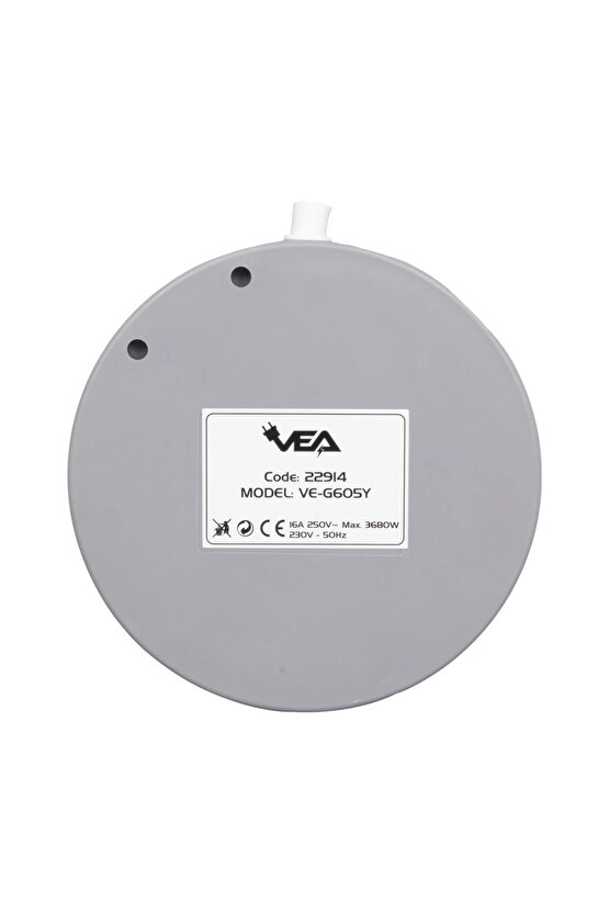 5Lİ ANAHTARLI 1.5 METRE GRUP PRİZ VE-G605Y (4172)