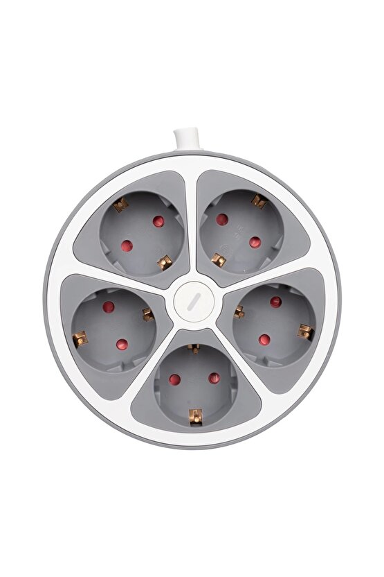 5Lİ ANAHTARLI 1.5 METRE GRUP PRİZ VE-G605Y (4172)