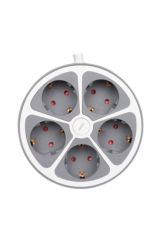 5Lİ ANAHTARLI 1.5 METRE GRUP PRİZ VE-G605Y (4172)