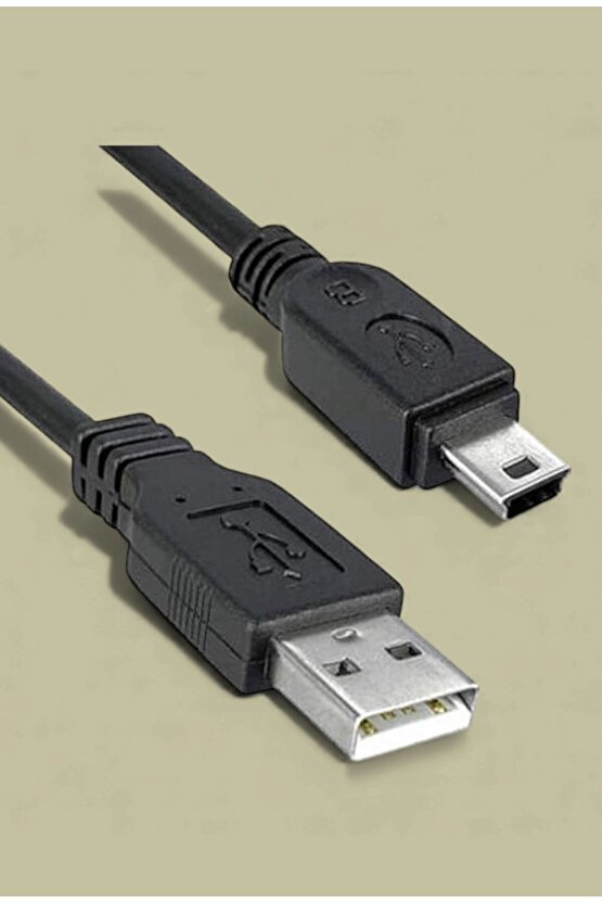 USB 2.0 Destekli 1.5m Mini USB 5 Pin – Erkek Bağlantı Kablosu