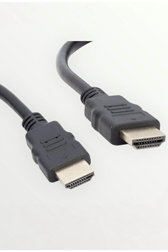 3 Metre Düz Siyah HDMI Kablo Standart Bağlantı Modeli