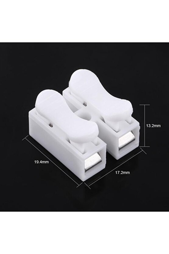 Mandallı Vidasız Klemens Basmalı Tip 2 Li 2 Pin 100lü Paket