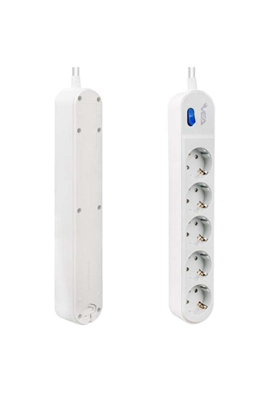 M3LFS- vea ve-vega105 a class 5li anahtarli 1.5 metre akim korumali grup priz (made in malaysia