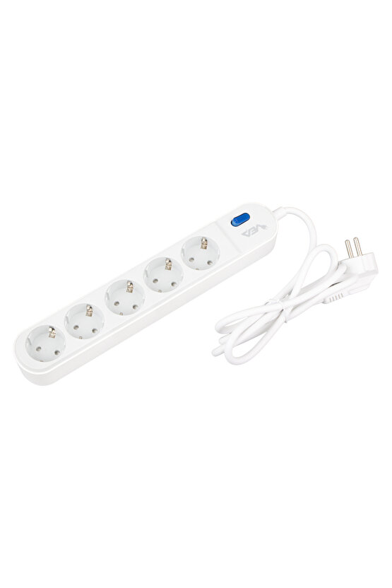 VE-VEGA105 A CLASS 5Lİ ANAHTARLI 1.5 METRE AKIM KORUMALI GRUP PRİZ (MADE IN MALAYS - ESL9670-2873