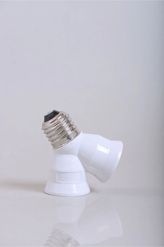 E27 Duy Çoğaltıcı – Tek Duydan Çift E27 Lamba Bağlantı Aparatı