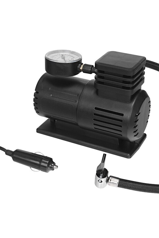 Taşınabilir 12V 120W Araç Hava Kompresörü 150 PSI – Bisiklet Motosiklet Lastik Pompası