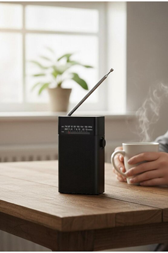 Taşınabilir Cep Tipi Mini Analog AMFM Radyo – Pilli El Radyosu – Nostaljik Taşınabilir Radyo