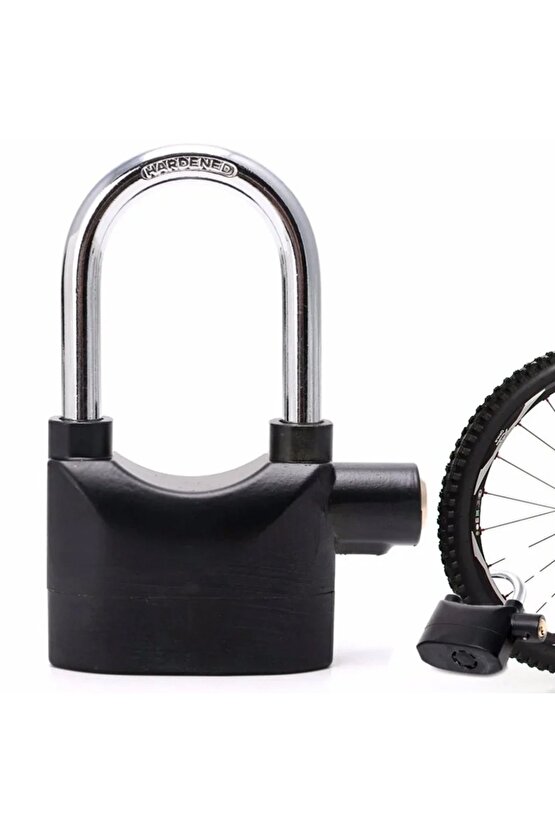 Sesli Alarm Özellikli 110 Desibel Asma Kilit | Hırsızlığa Karşı Akıllı Güvenlik Kilidi