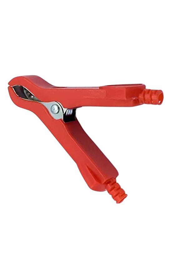 Kırmızı Krokodil Akü Maşası | Güçlü Yaylı Bağlantı Klipsi