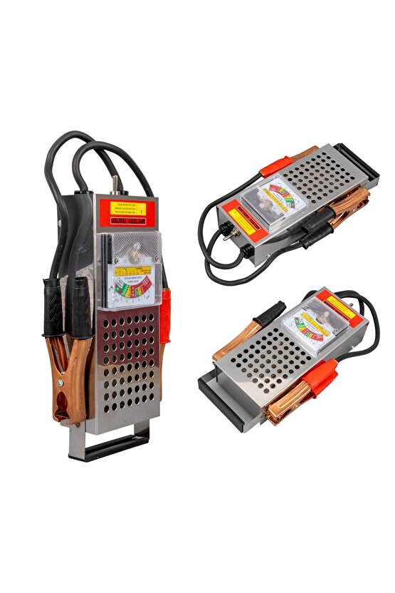 1 Volt - 16 Volt - 125 Amper Profesyonel Analog Akü Test Cihazı | Güçlü ve Hassas Akü Ölçüm Aleti
