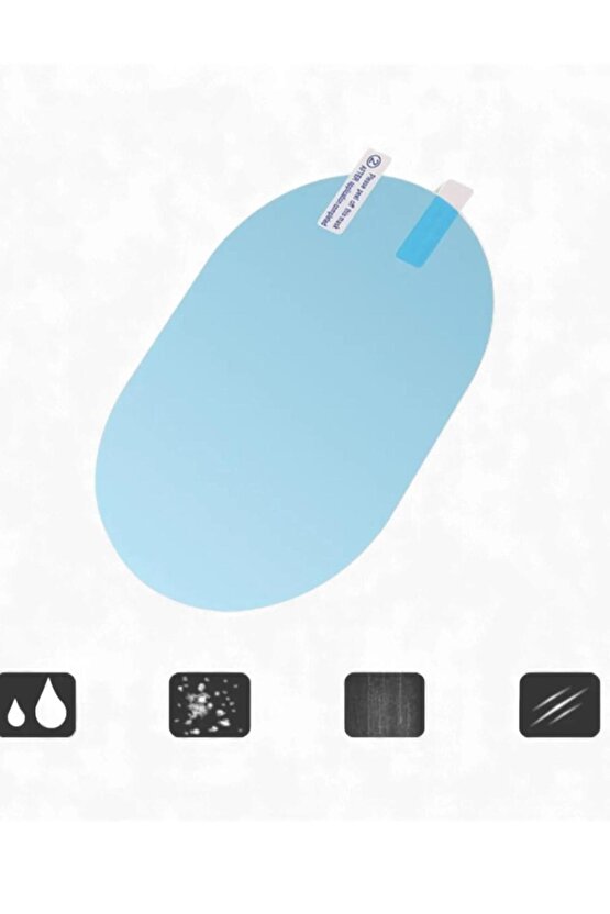 Dikiz Aynası Su Tutmayan Film 100x140 mm – 2’li Set, Yağmur Kaydırıcı Koruma Filmi