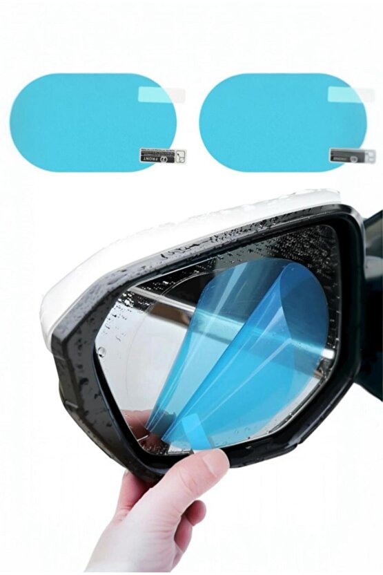 Dikiz Aynası Su Tutmayan Film 100x140 mm – 2’li Set, Yağmur Kaydırıcı Koruma Filmi