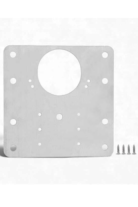 1 ADET Delikli Mobilya Menteşe Onarım Braket Kiti | Dolap Kapak Tamir Plakası, Vida Dahil