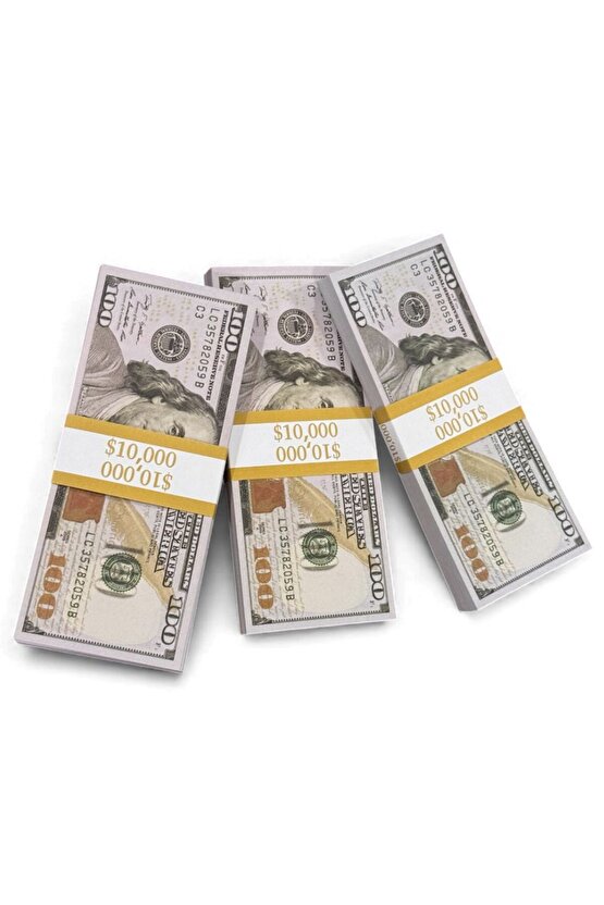 3 Deste 100$ Joke Money – Düğün Parası, Şaka, Koleksiyon Parası