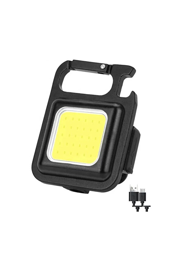 Şarj Edilebilir Mıknatıslı Çok Amaçlı Pratik Kamp ve Acil Durum Feneri NAPOLYON MİNİ COB LED