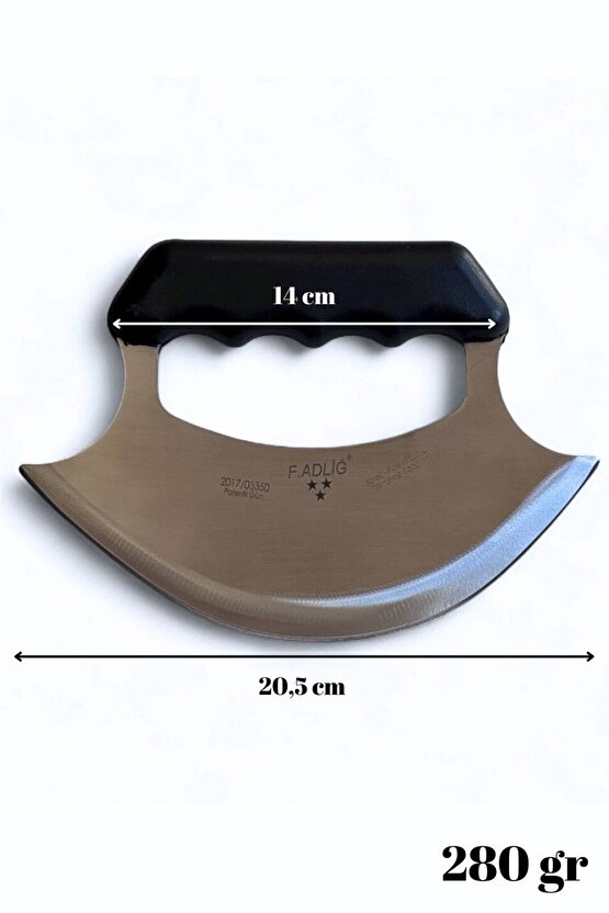 Paslanmaz Çelik Börek Pide Pizza Dilimleme Bıçağı – Ergonomik Saplı Profesyonel Kesici