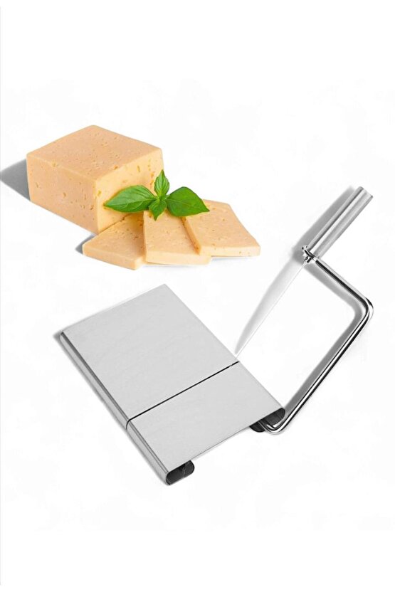 Paslanmaz Çelik Tereyağ ve Kaşar Peyniri Dilimleyici Rende – Çok Amaçlı Peynir Kesici Mutfak Aparatı