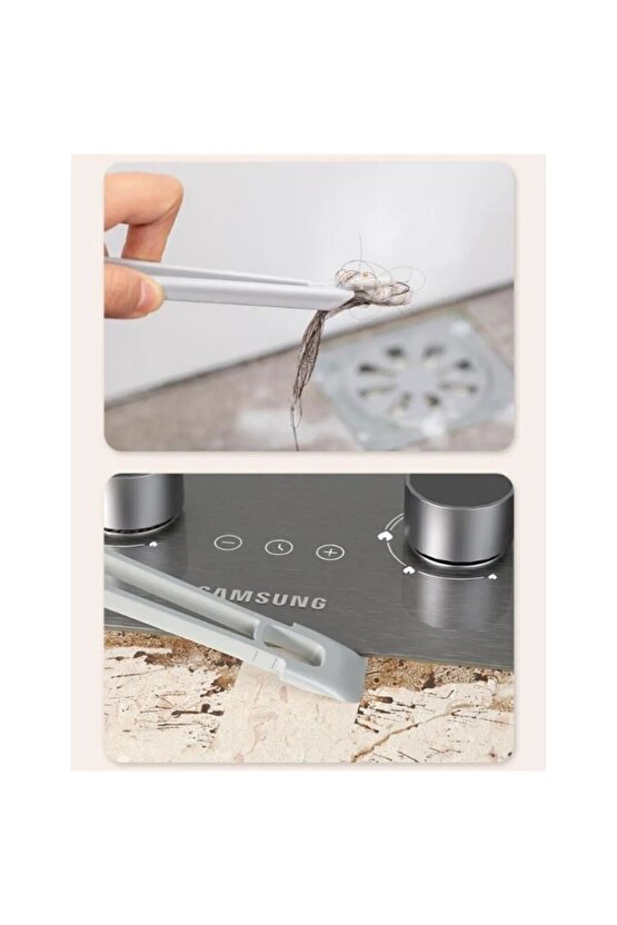 Temizlik Fırçası 360 Derece Döner Başlıklı Dar Alan Cımbızlı Toz Mutfak Banyo Temizlik Fırçası