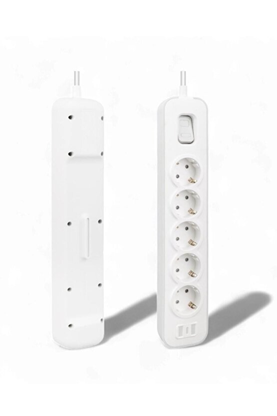 A Class 4’lü Akım Korumalı Grup Priz – 1.5 Metre Kablolu, Anahtarlı, Topraklı Çoklu Priz