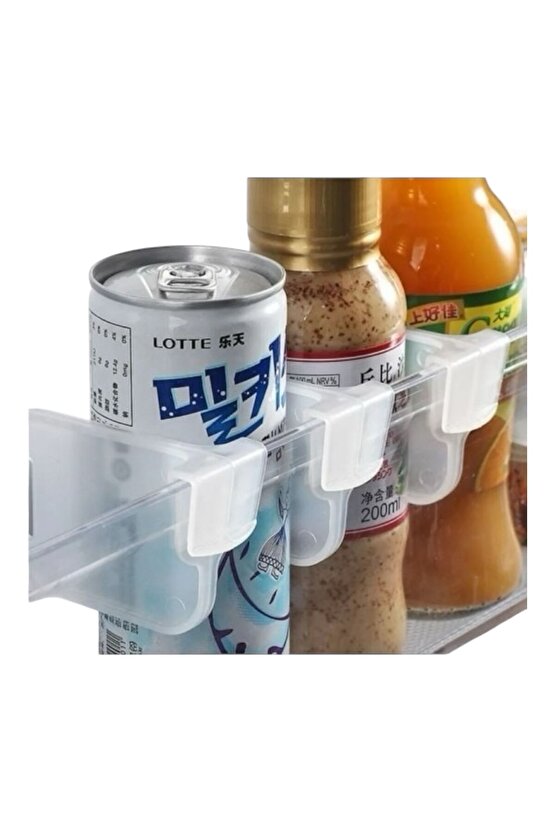 10’lu Şeffaf Buzdolabı Raf Ayıracı Seti – Düzenleyici Bölme Organizer