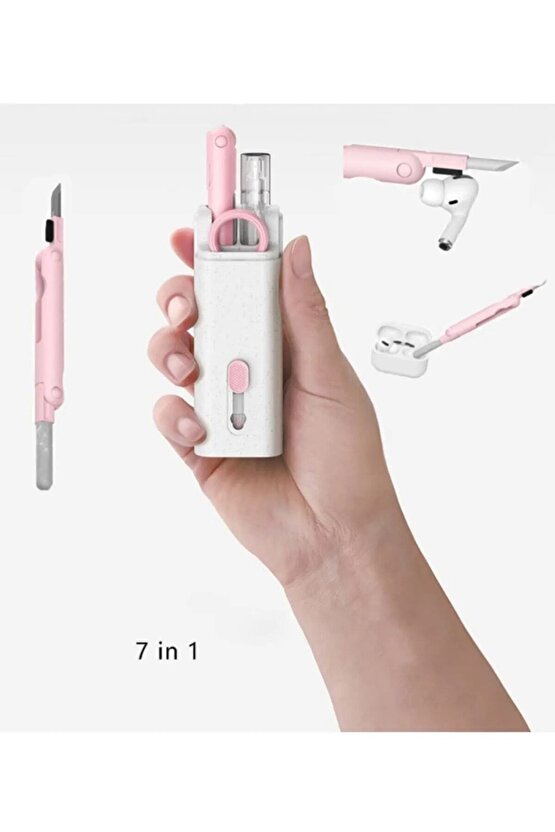 7 In 1 Çok Fonksiyonlu Bilgisayar, Laptop, Klavye, Telefon, Kulaklık Airpod Temizleyici Kit
