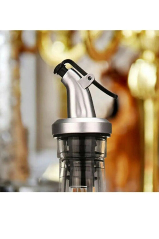 3lü Adet Kapaklı Şişe Ucu Servis Aparatı Damlalık Yağdanlık Tıpa Tapa Mantar