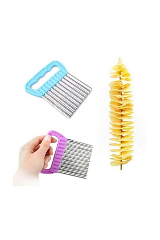 Şekilli Patates Cips Şeklinde Dilimleyici