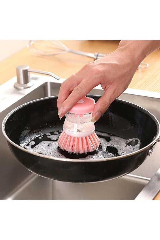 Deterjan Hazneli Bulaşık Yıkama Fırçası