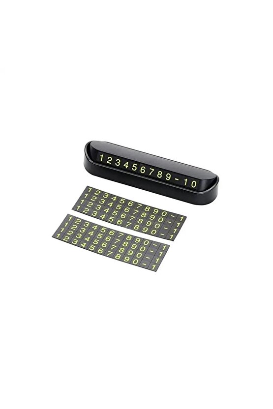 Fosforlu Lüx Araç Numaratörü - Oto Numaratör 1 Adet