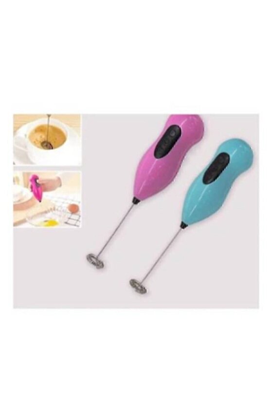 Mini Mikser Kahve Süt Köpürtücü Karıştırıcı Cappucino Mixer Pilli Çırpıcı