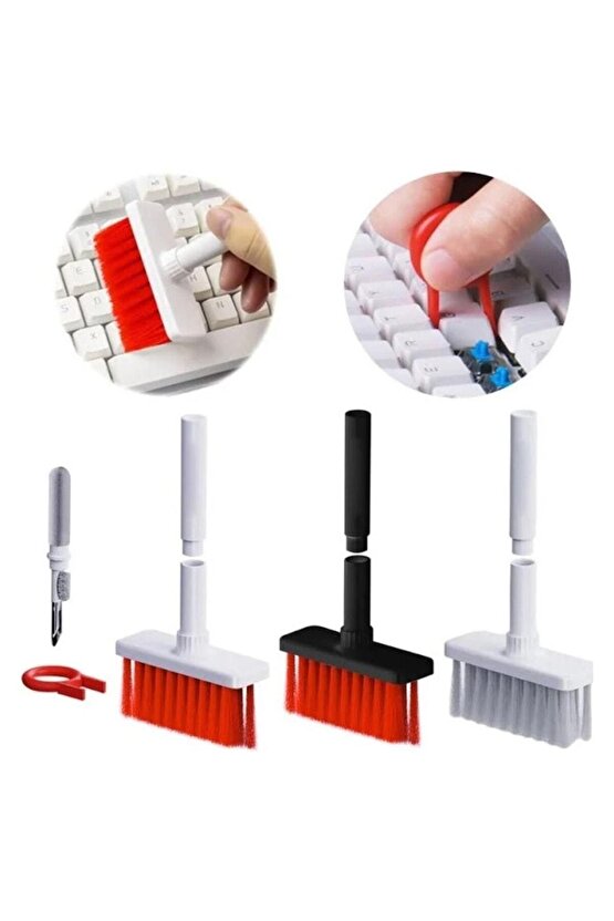 Klavye Bilgisayar Kulaklık Temizleme Araçları Tuş Çektirme Seti 5 In 1