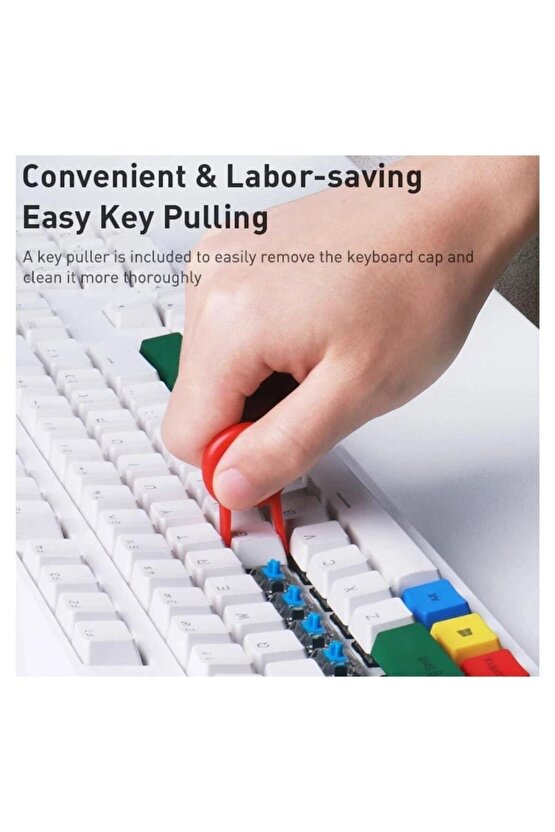 Klavye Bilgisayar Kulaklık Temizleme Araçları Tuş Çektirme Seti 5 In 1