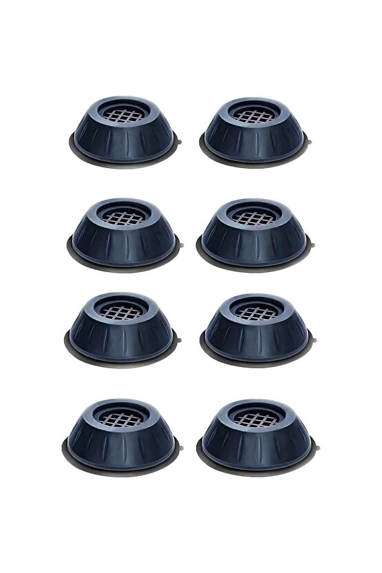 8 Adet Beyaz Eşya Altlığı Ayağı Çamaşır Bulaşık Makinası Buzdolabı Yükseltici Titreşim Önleyici