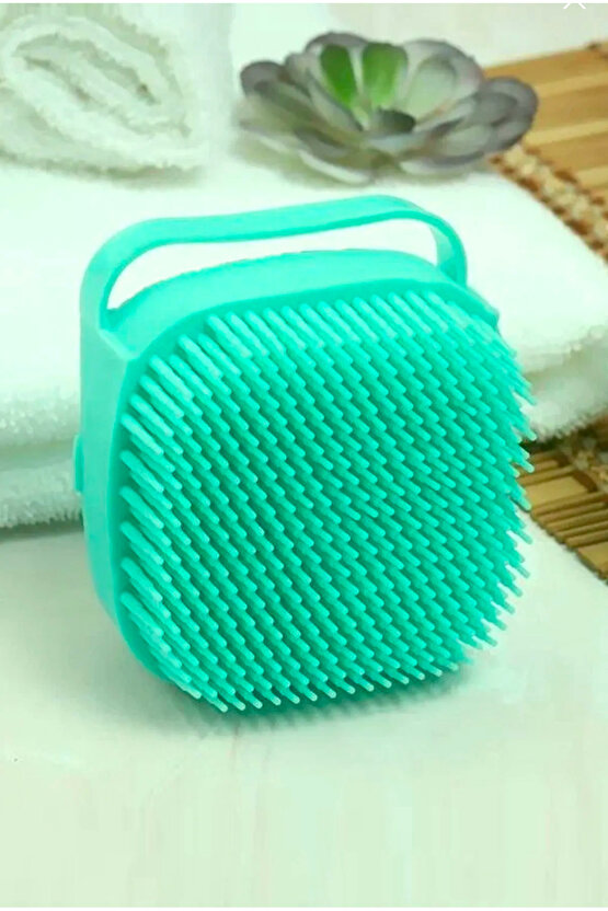 Peeling Etkili Banyo Lifi Kesesi Şampuan Hazneli Banyo Duş Fırçası Banyo Kesesi Sırt Kesesi