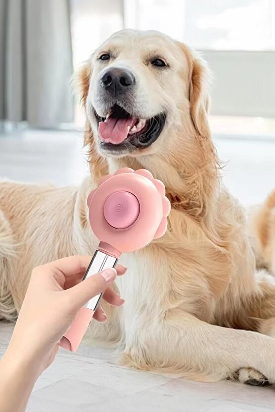 Sprey Hazneli Evcil Hayvan Tüy Toplama ve Temizlik Fırçası – Kedi Köpek Bakım Fırçası