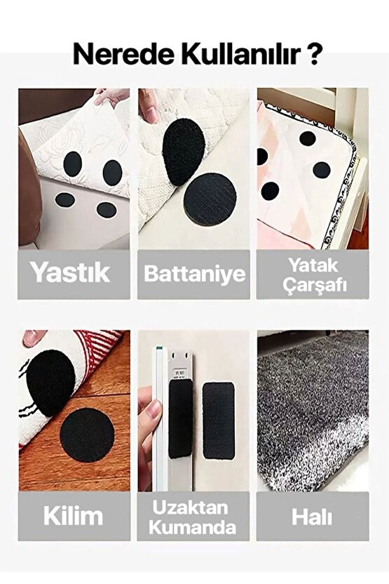 20li Yapışkanlı Halı, Kilim Ve Koltuk Örtüsü Sabitleyici – KAYDIRMAZ CIRT BANT