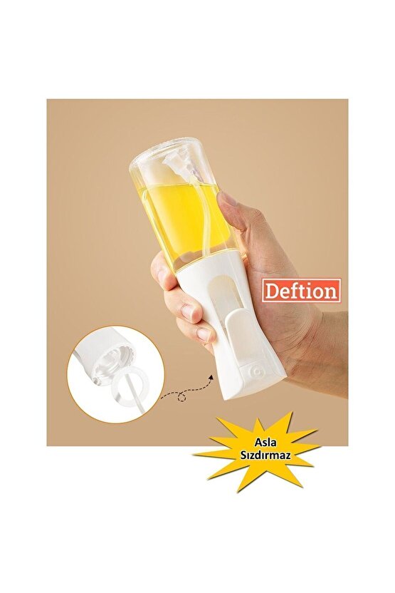 Sprey Yağdanlık Airfryer Için Yağdanlık Püskürtmeli Sprey Cam Şişe Beyaz